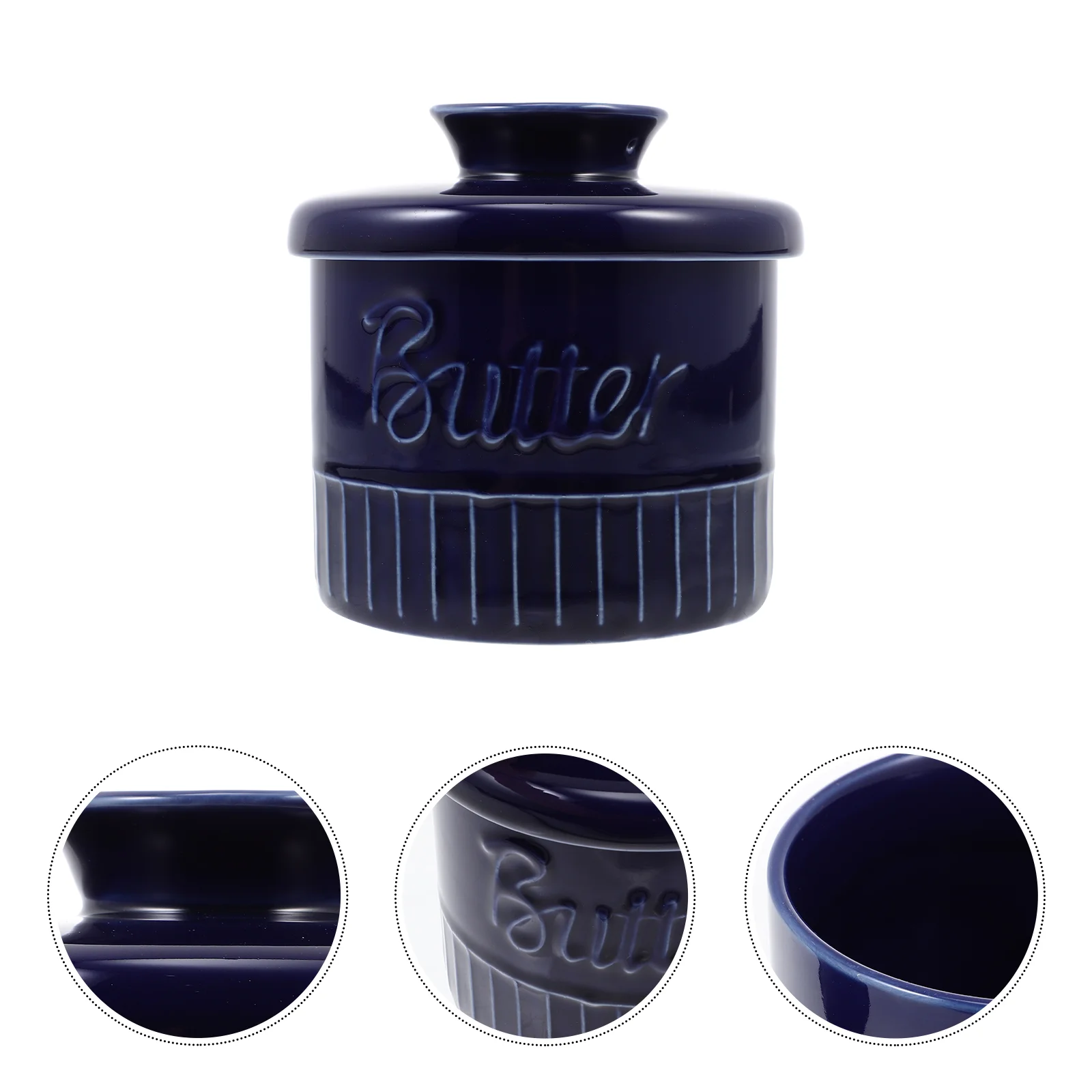 

Ceramic Butter Dish French Butter Keeper Butter Dish with Lid French Butter Dish Classic Butter Dish