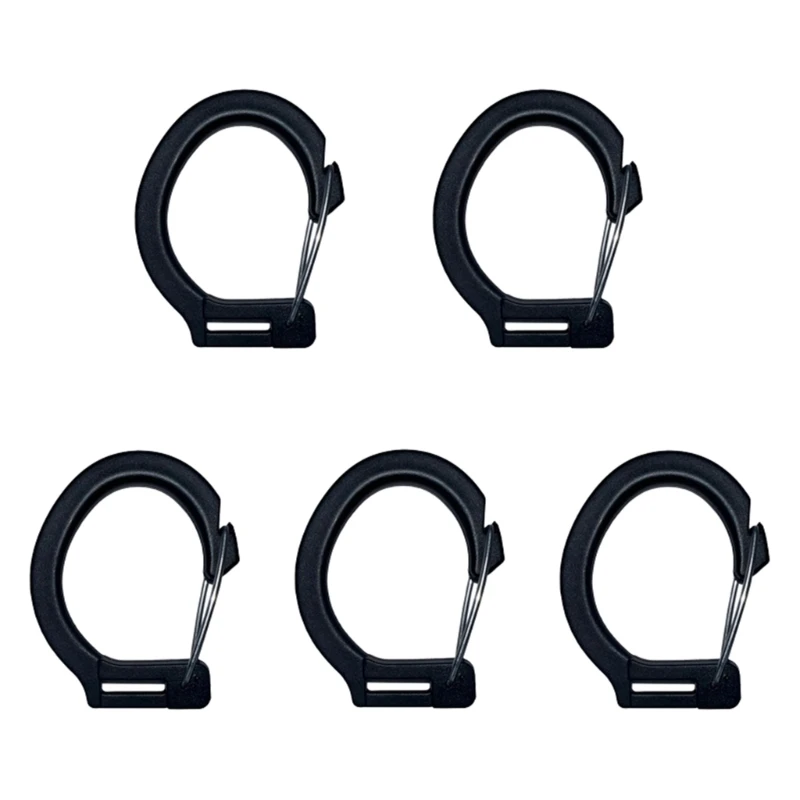 

5Pcs Plastic Outdoor Camping Tent Pole Hooks Buckle Caravans Awning Tent Hanger Buckles Hanging Lanyard Snap Clips Hooks 57QC