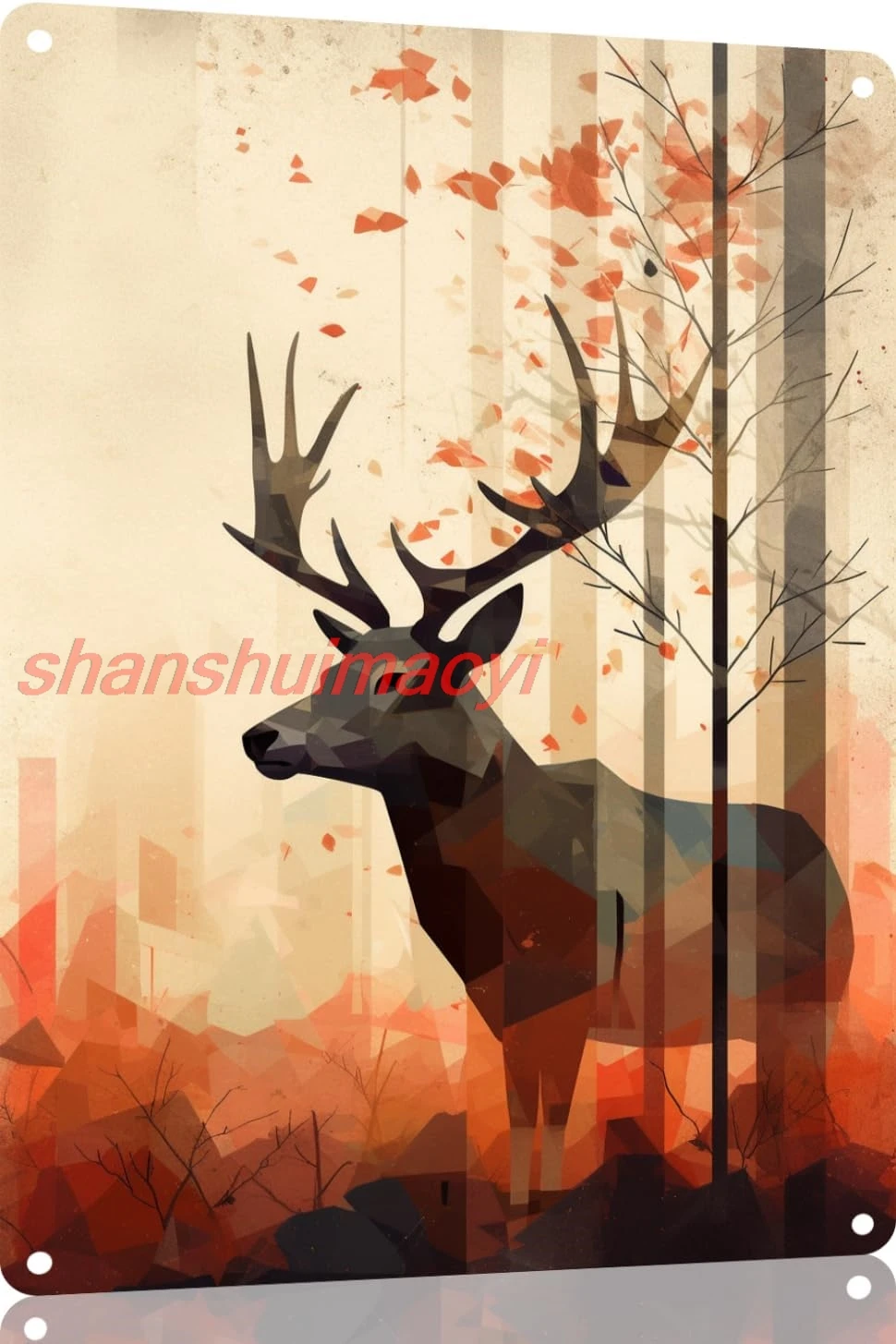 Металлическая жестяная вывеска в стиле ретро 12x8 дюймов - винтажный настенный