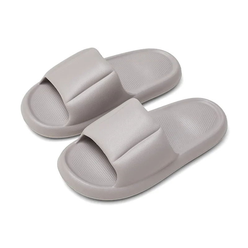 Men's and Women's Home Slippers Pepper Colored Couple's Bath Slippers Simple and Durable Women Slippers  Women  Shoes