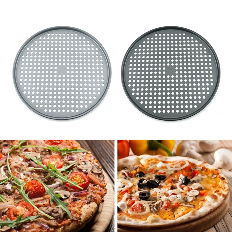 

Кухонная посуда для пирога, поднос для пирога с отверстием, круглая профессиональная пластина из нержавеющей стали