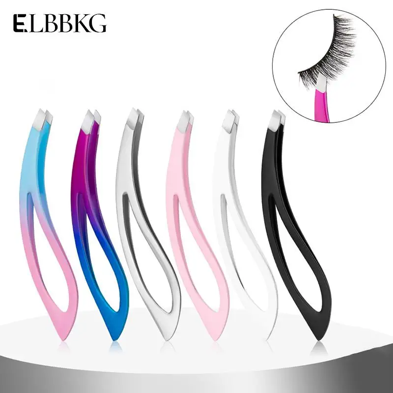 Ful Professional Eyebrow Tweezers Stainless Steel Hair Removal Clip For Eyelash Extension Tweezer Makeup Beauty Tool