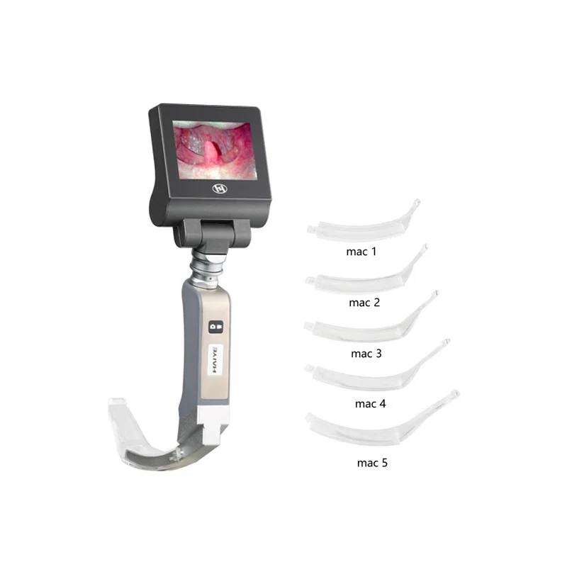 Медицинский ларингоскоп с 8 одноразовыми лезвиями сертификат CE ISO