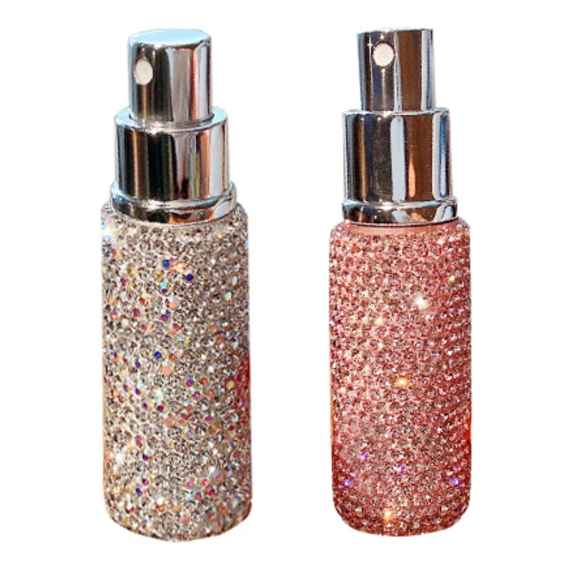 

Light luxury diamond perfume spray bottle separate bottle travel portable spray bottle press bottle foam pump bottlesbathroom
