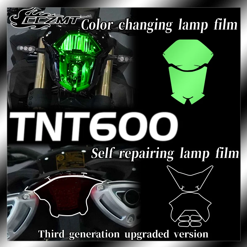 

For Benelli TNT600 TNT 600 TNT600i headlights tail light film instrument film transparent color change protection film accessory