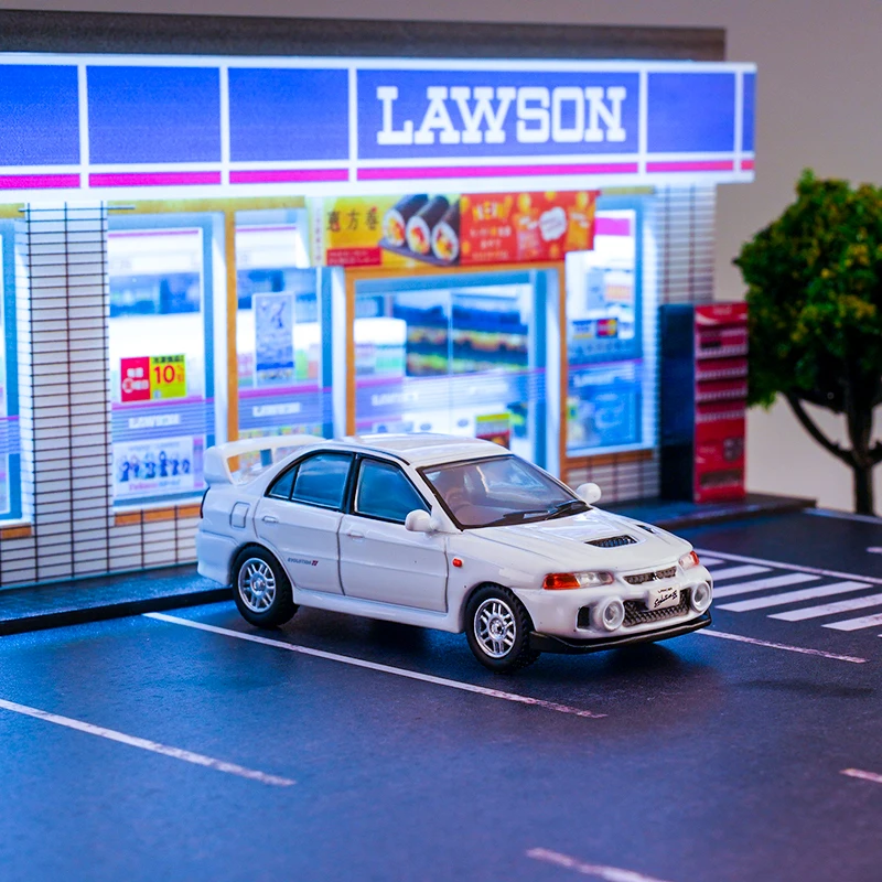 JKM 1/64 Игрушечная модель EVO IV Evolution 4 винтажная WRC ралли соревнование литые