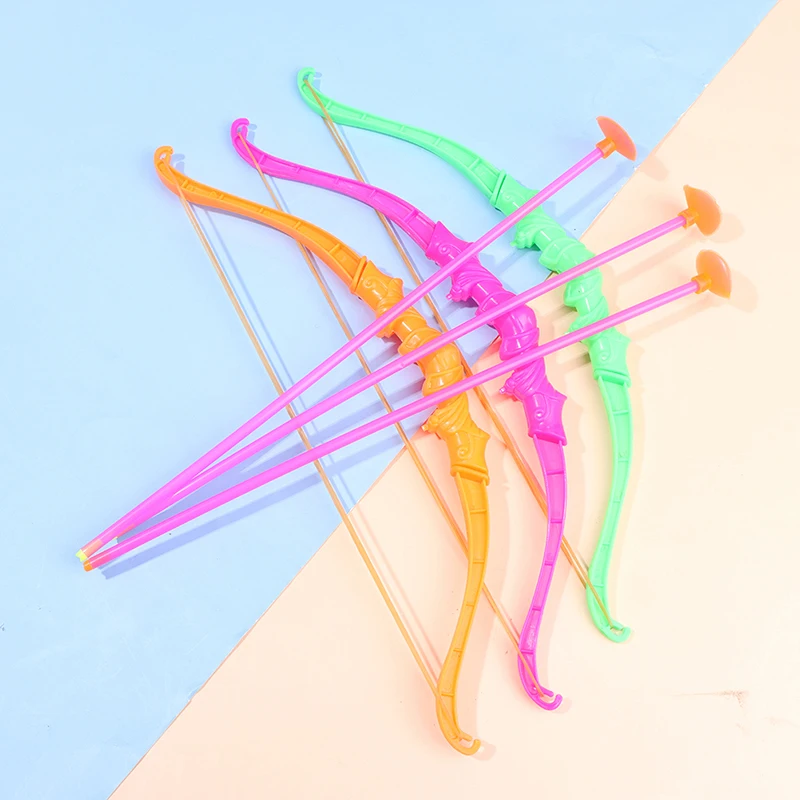 

Kids Shooting Outdoor Sports Toy Bow Arrow With Sucker Plastic Toys for Children