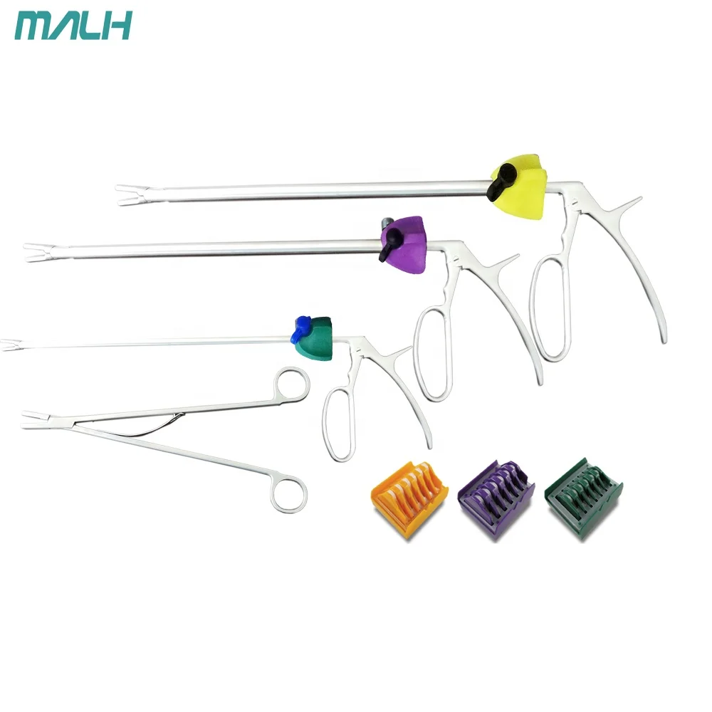 

L M S laparoscopic laparoscopy endoscopic endoscopy open-surgery Hemolok Polymer POM ligation ligating surgical clip remover