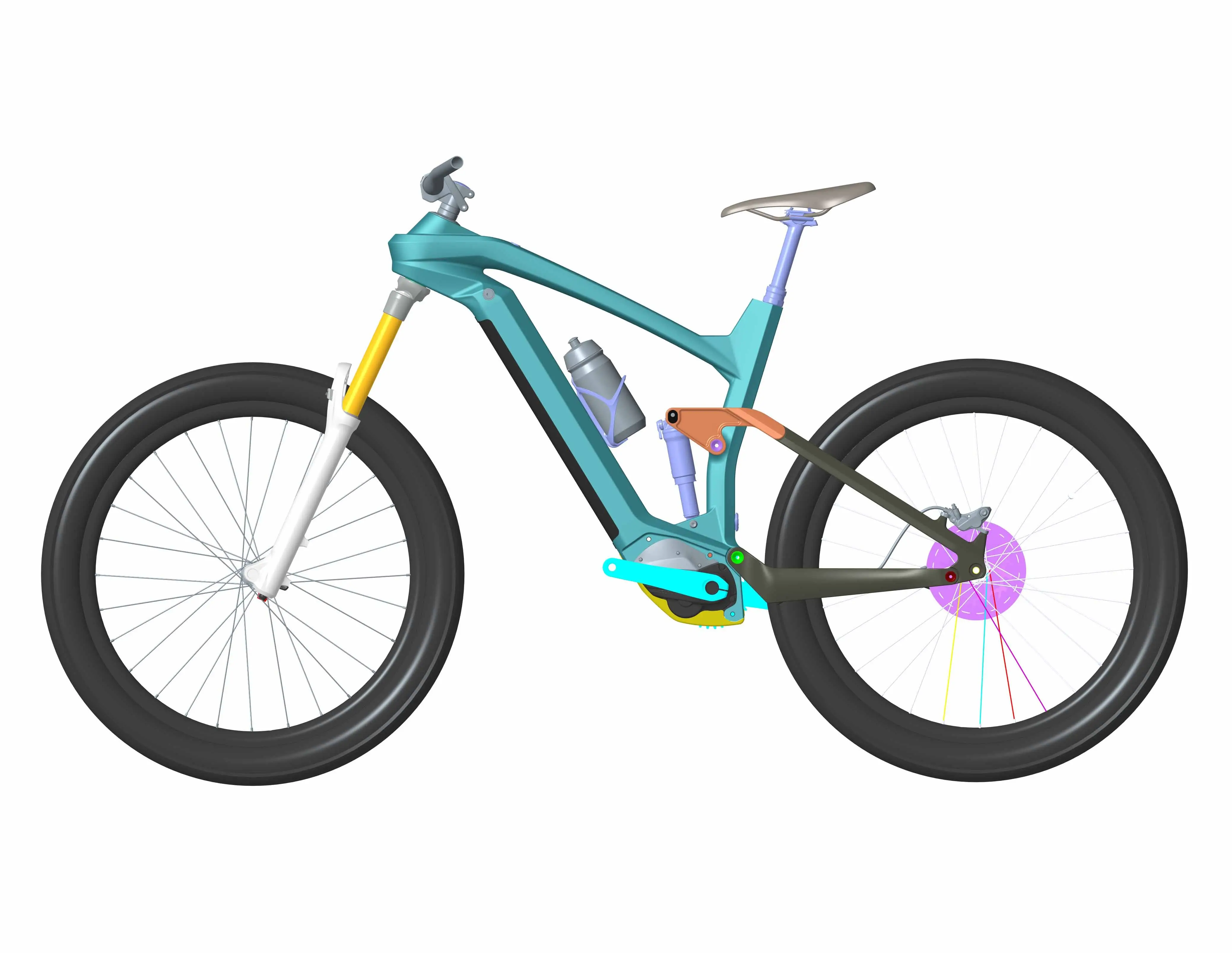 

Factory Price Ebike MTB Enduro Electric Carbon Bike Frame Mountain Bicycle Carbon Frame