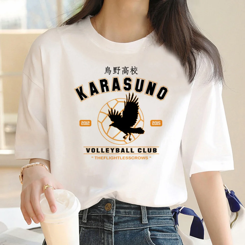 

Haikyuu Tee women comic Tee female anime Japanese clothes
