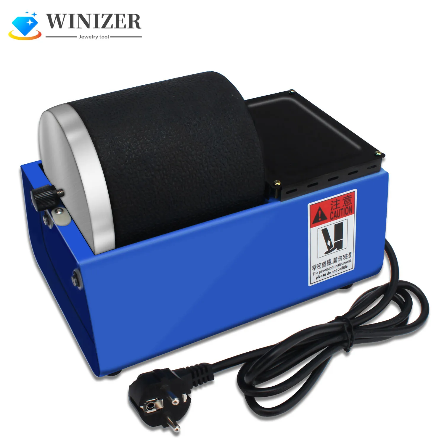 Mini Electric Polishing Machine for Polishing Grinding Buddhist Bead Worn Items with Low-Speed Rolling Drum and Barrel Polishing