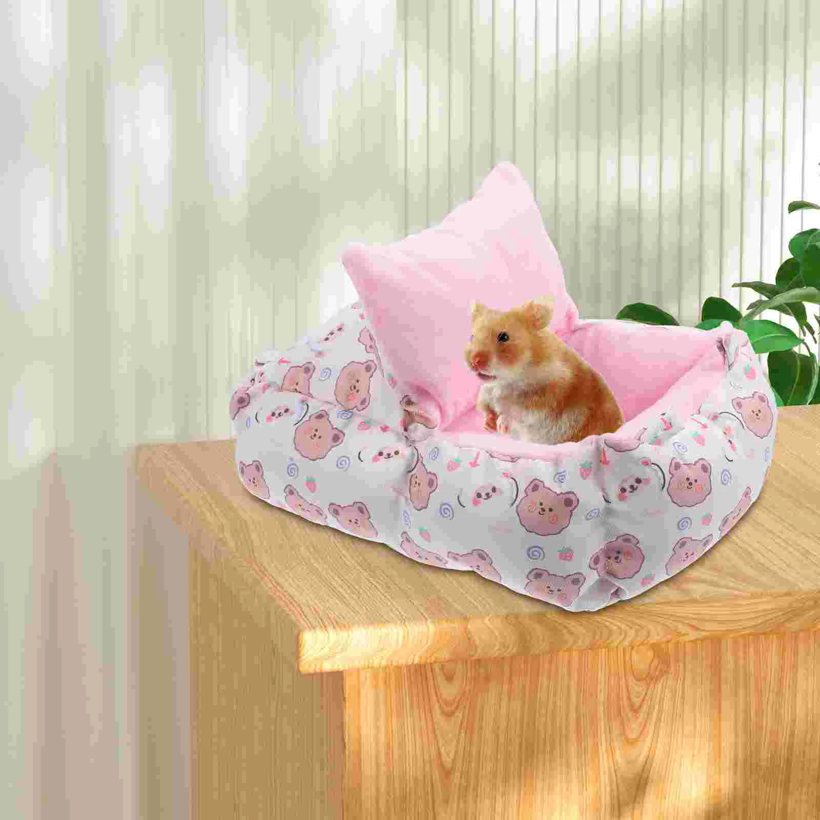 

Guinea Bed Cave Warm Cozy House Hideout for Dwarf Ferret Hamster Chinchilla Sleeping Bed
