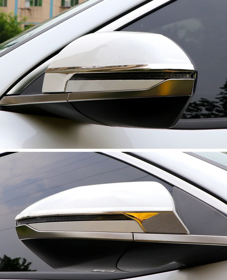 

For Hyundai Tucson NX4 2021 2022 side mirror stainless steel anti-collision decorative high-gloss strip modification
