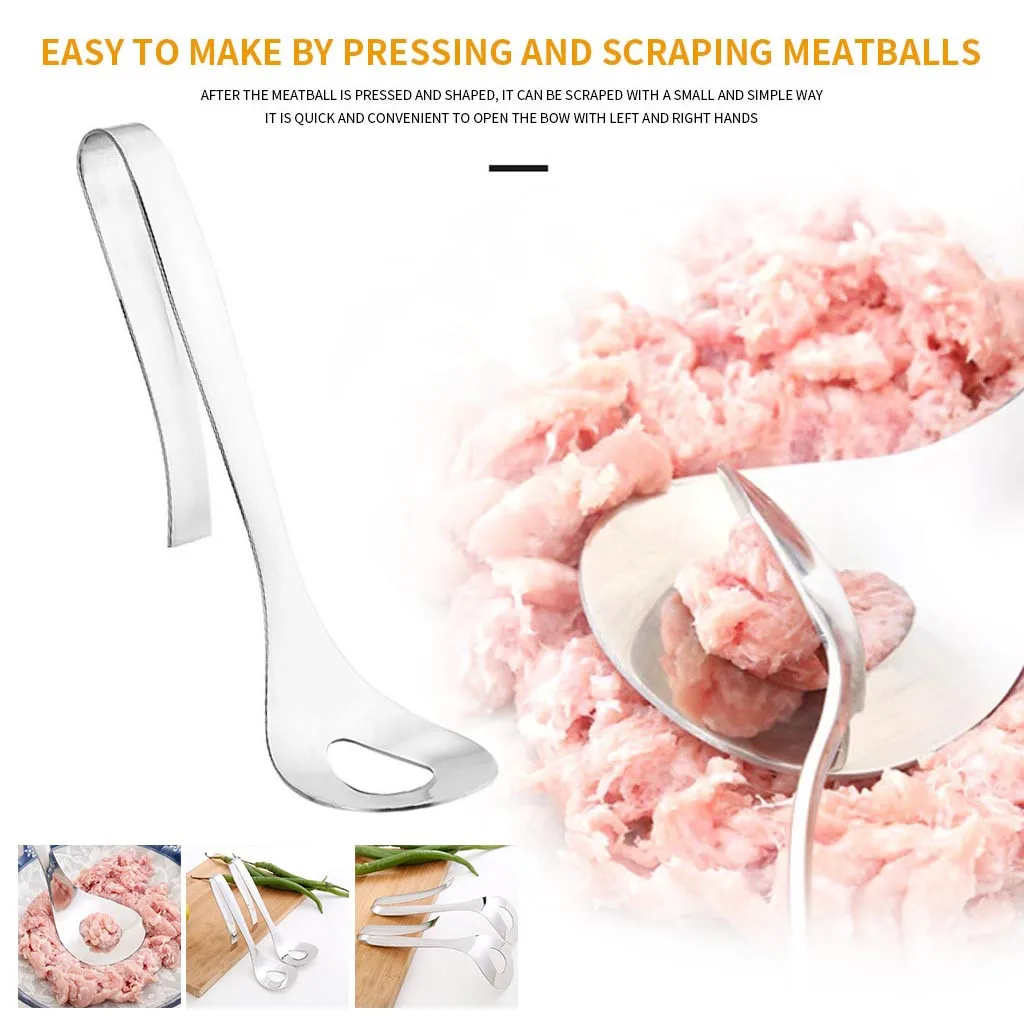 

Meatball Maker Spoon Non-stick Stainless Steel Non-Stick Creative Meatball Maker Cooking Tools Kitchen Gadgets And Accessories