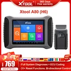 Инструмент для полной диагностики системы XTOOL A80 OBD2, двухнаправленное устройство кодирования ECU с функцией сброса 31 +, подключение BTWi-Fi
