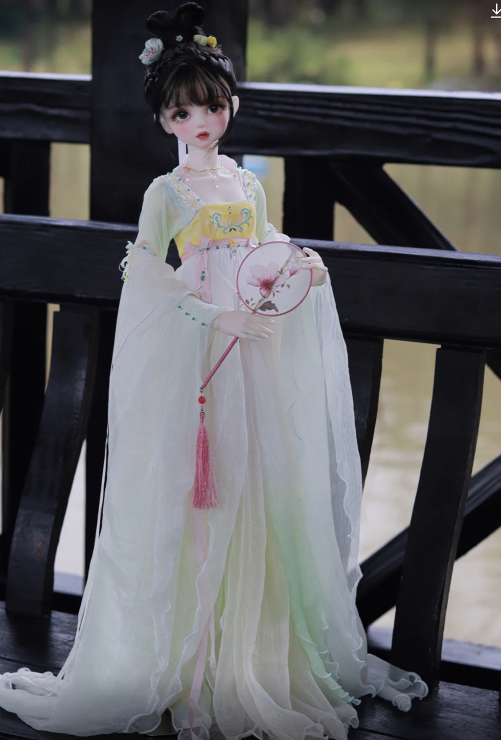 14 13 весы BJD, древний костюм, китайское платье феи Hanfu, наряд для BJDSD MSD SD13, аксессуары для кукол больших девочек A1265 (art.: 3920ccf6ea3d3) - 3920ccf6ea3d3