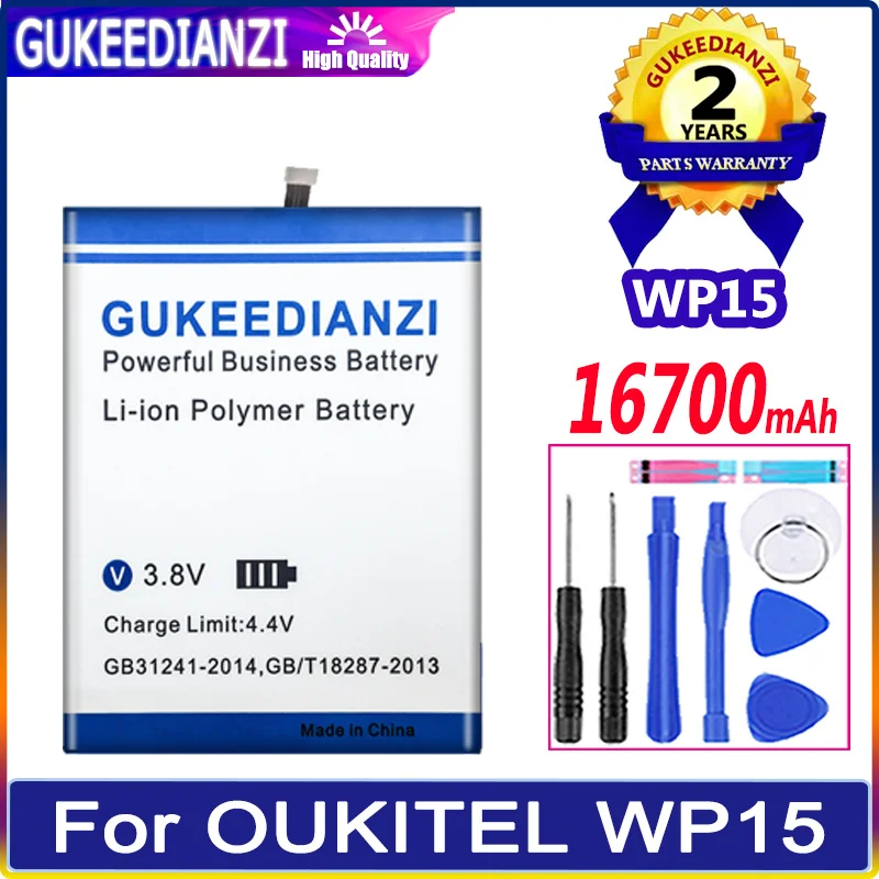 

Bateria New Battery WP15 (S89) 16700mAh For OUKITEL WP15 Mobile Phone High Quality Battery
