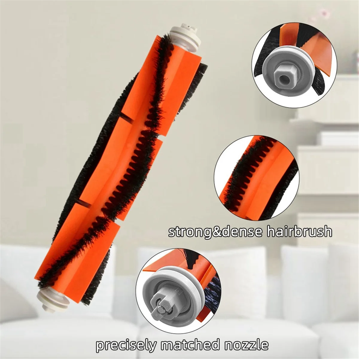 Для Xiaomi Mi Robot Vacuum Mijia 1C / 1T 2C Dreame F9 D9 Pro Max L10 Z10 Основная боковая щетка для швабры