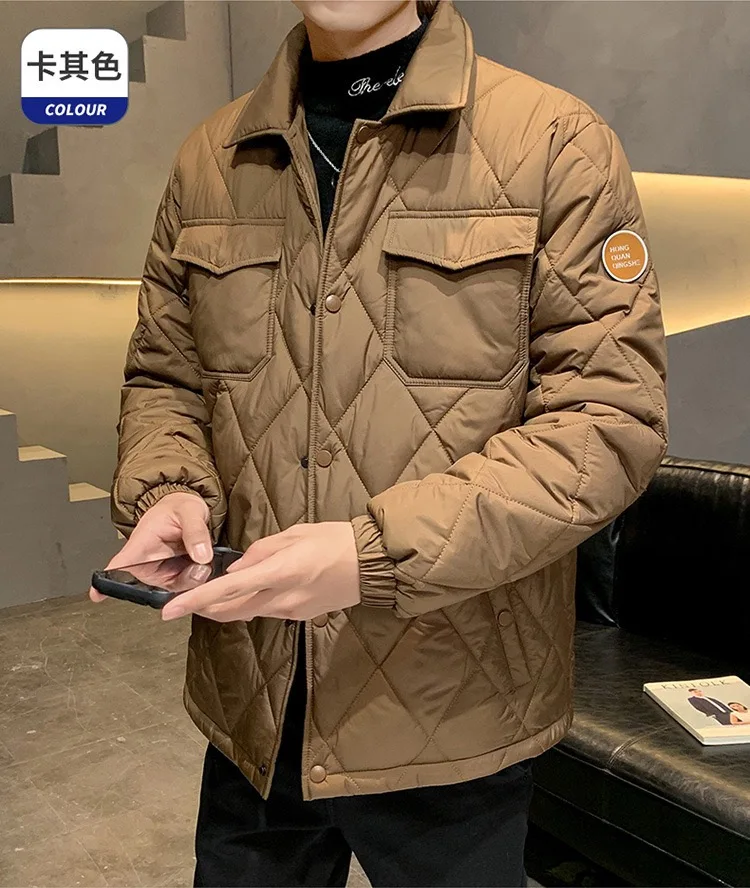 Мужская куртка японского бренда свободные утолщенные куртки-пуховики мужская