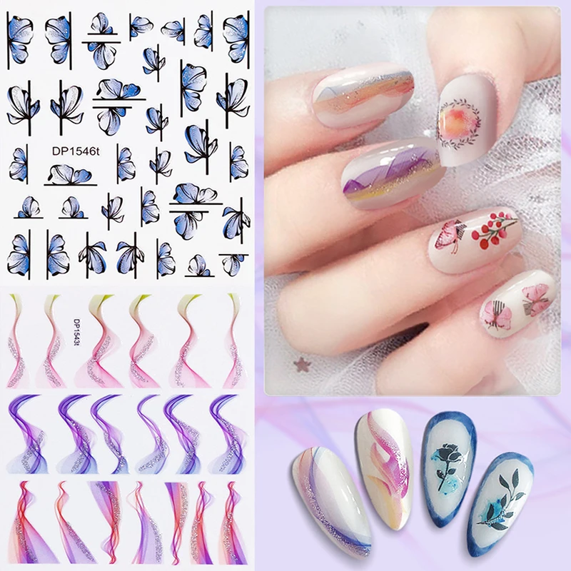 

1 лист, наклейки для ногтей