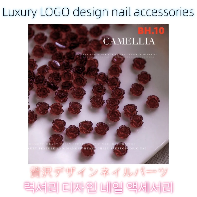 

BH.10 циркониевые Роскошные части для ногтей Аксессуары для дизайна ногтей роскошный дизайн логотипа бренда японские части для ногтей лак для ногтей