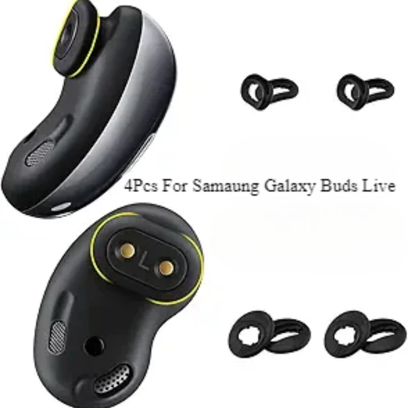 2 пары L/S размеров для Samaung Galaxy Buds Live противоскользящий силиконовый чехол
