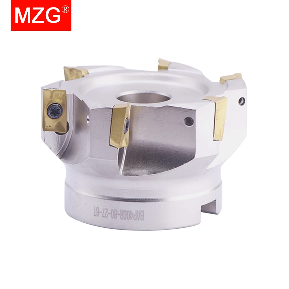 MZG 1pc Disc BAP300 BAP400 Shoulder Right Angle  Milling Cutter 50 63 80 CNC Lathe Machining Cutting EndMill