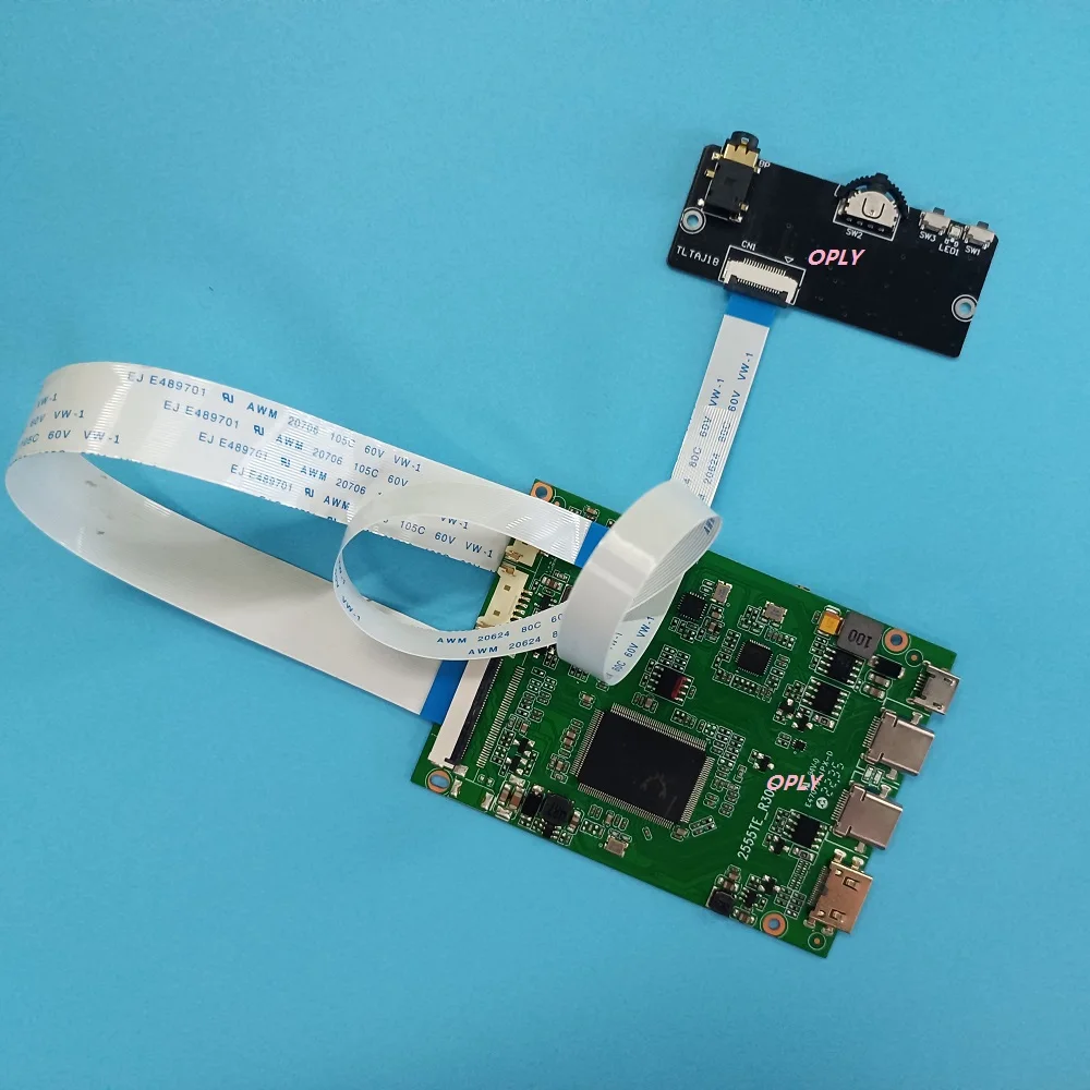 

EDP Controller board Mini HDMI-compatible Type-c for LP156WFC-SPE7 LP156WFC-SPF6 LP156WFC-SPF7 1920X1080 Micro USB LCD 2K LED