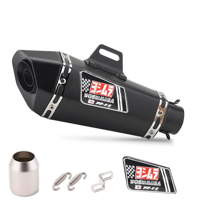 Universal Motorcycle Yoshimura Motocross Exhaust Muffler Escape Moto For ATV FZ1 R6 R3 ZX6R ZX10 Z400 GSXR1000 K7 K8 K11 |