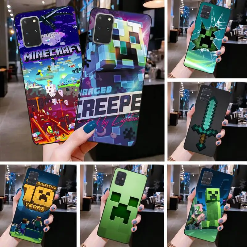 

Phone Case For Samsung Galaxy S22 S21 Plus Ultra S20 FE S9 plus S10 5G lite 2020 Minecrafts Game