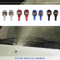 2pcs fan shaped car cleaning universal washer bonnet front windshield water sprayer auto wiper jet nozzle