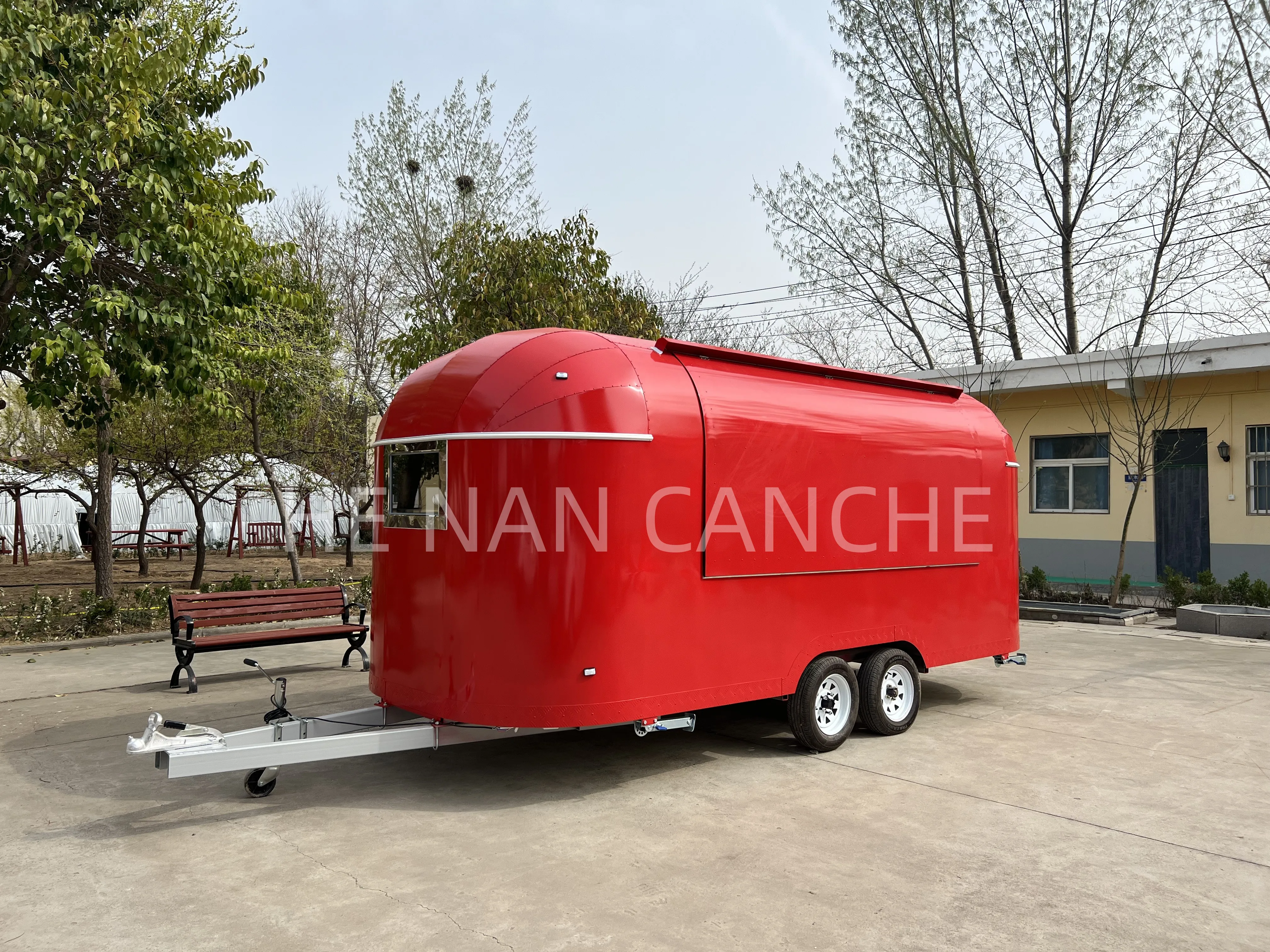 

Китайский фургон для еды с кухонным мобильным фургоном, полностью оборудованный мобильный трейлер для фаст-фуда стандарта США