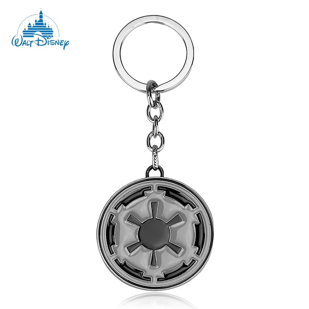 

Disney Sci-fi Movie Star Wars Galactic Empire Logo Pendant Keyring Imperial Banner Key Holder Accessories Gift For Fans Friend