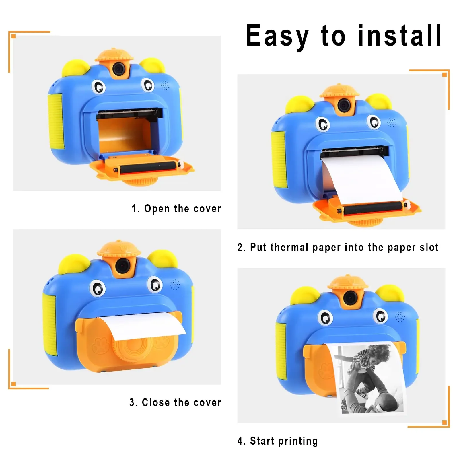 15 рулонов детской бумажной пленки для мгновенной камеры термопечатающая пленка