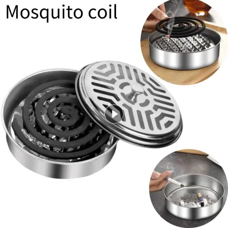 

Контейнер для противомоскитной спирали, бытовой лоток для гвоздей, пепельницы, для дома и улицы, летний репеллент от комаров