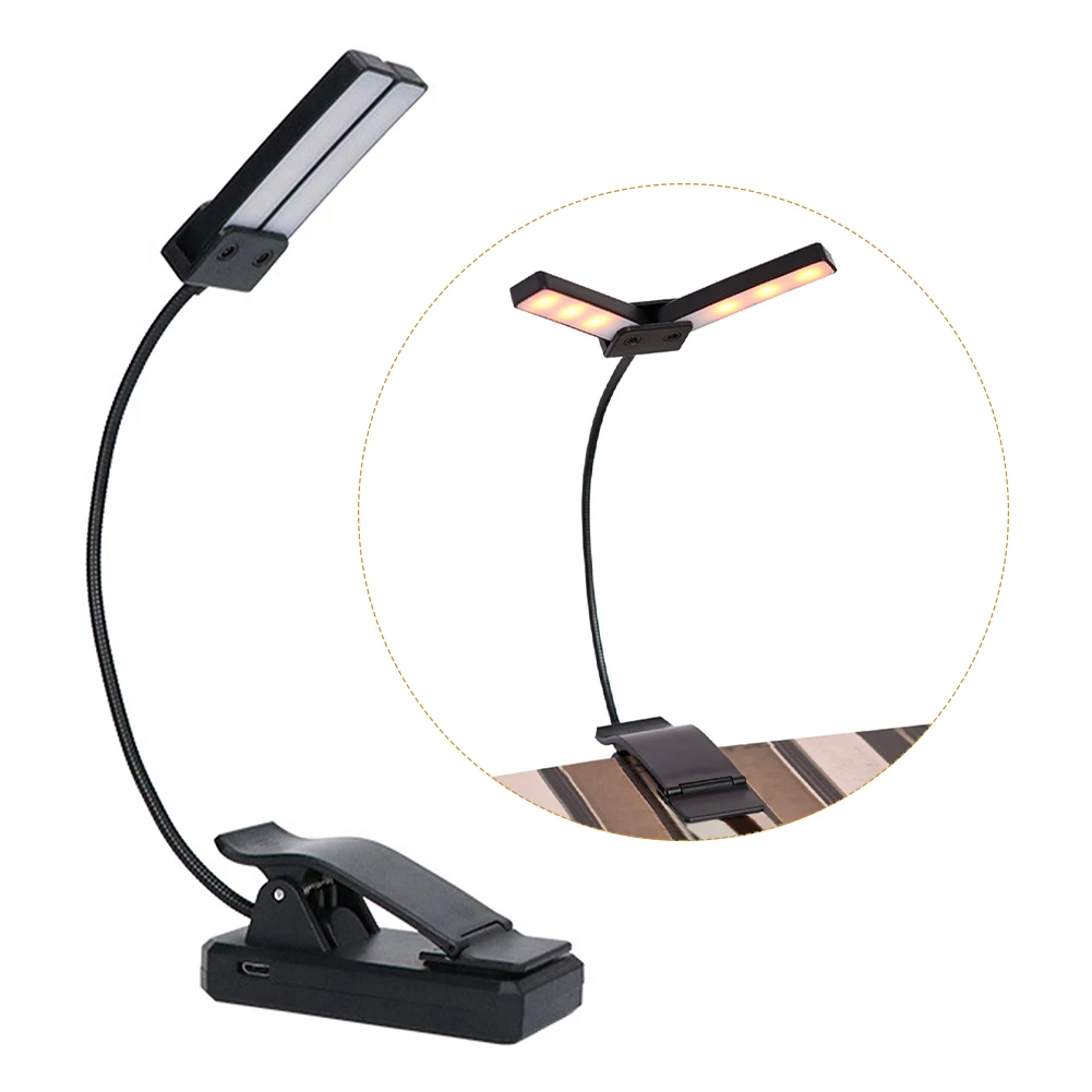 

Пианино с зажимом, Профессиональная Регулируемая Музыкальная подставка для дома и офиса, с USB-зарядкой и функцией регулировки яркости глаз, ...