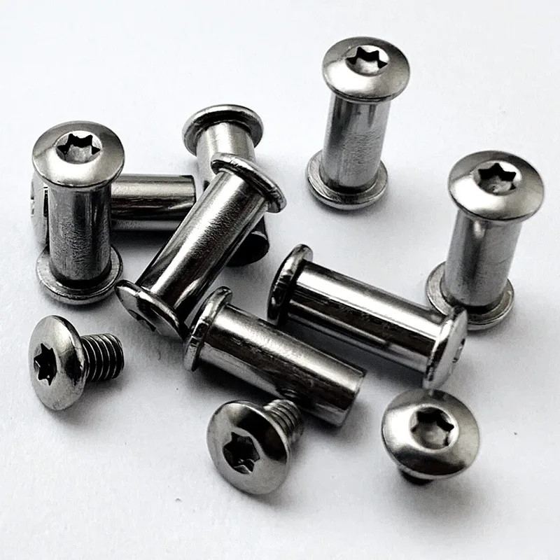 

10 комплектов, винты для изготовления рукоятки ножа «сделай сам», винт M3.5, винт для складного ножа T8, сливовая заклепка, хвостовик, шлицевой гвоздь, винт с замком отверстия 5 мм