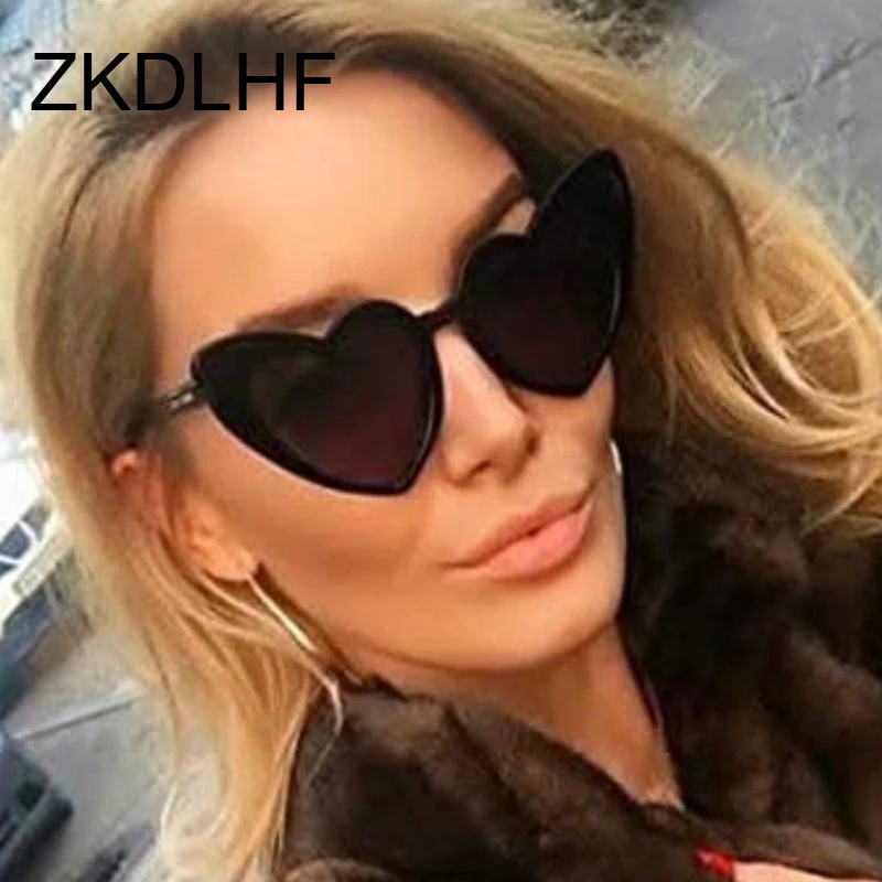

Солнцезащитные очки в форме сердца кошачий глаз женские, брендовые дизайнерские Классические солнечные очки в винтажном стиле, с защитой от ультрафиолета, в стиле ретро