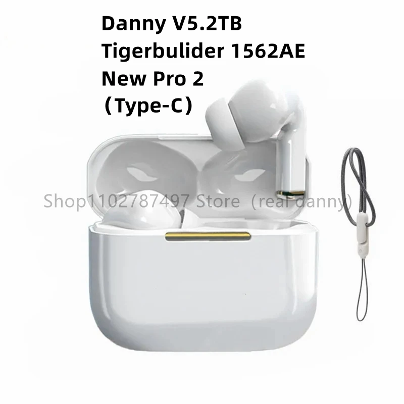 

Danny Type-C PRO 2 V5.2TB TWS Bluetooth 5.3 Earphone Wireless Headphone with airoha 1562AE high quality model byTigerbuilder New
