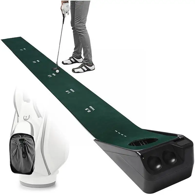 

Pgm Golf Practice Blanket Set Adjustable Hole Movable Putter Electric Ball Return Golf Training Aids For Indoor H5e9