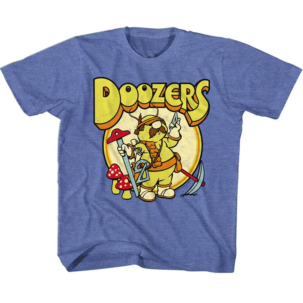 Футболка для молодежи Fraggle Rock Jim Henson с грибами Doozers