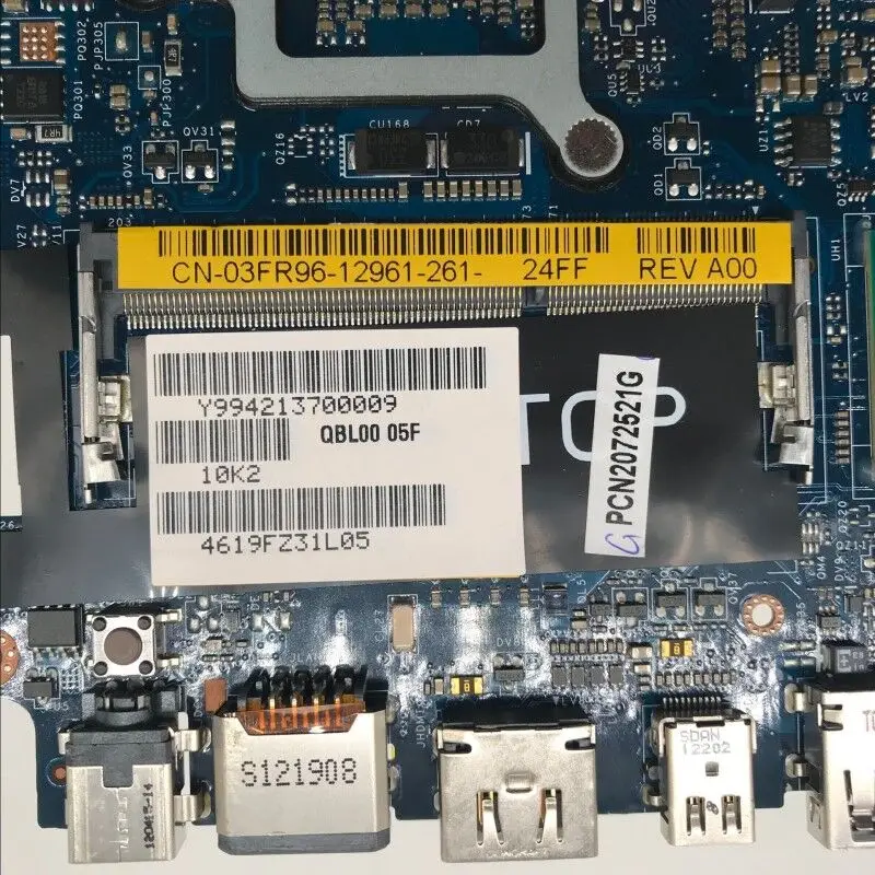 CN-03FR96 03FR96 3FR9 6 Высококачественная материнская плата для DELL XPS15 L521X QBL00 LA-7851P SR0N0 i5-3210M