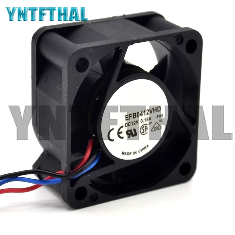 Well Tested Switch Fan EFB0412VHD -R00 4020 4CM DC12V 0.18A 3 Pins For H3C 3600 5600 S3100-52P