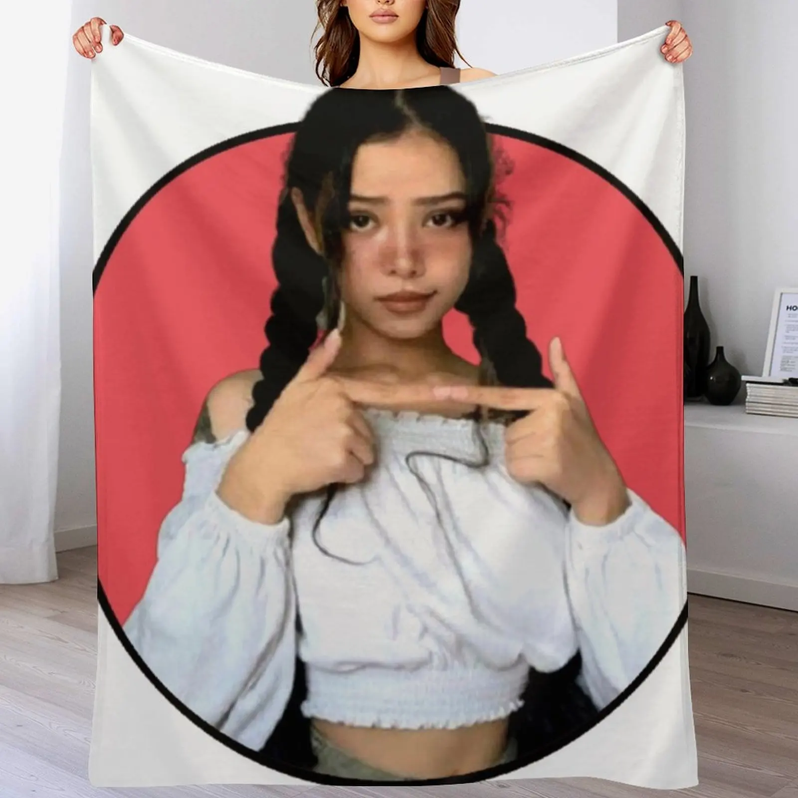 Новое одеяло Bella Poarch роскошные пушистые одеяла для волос