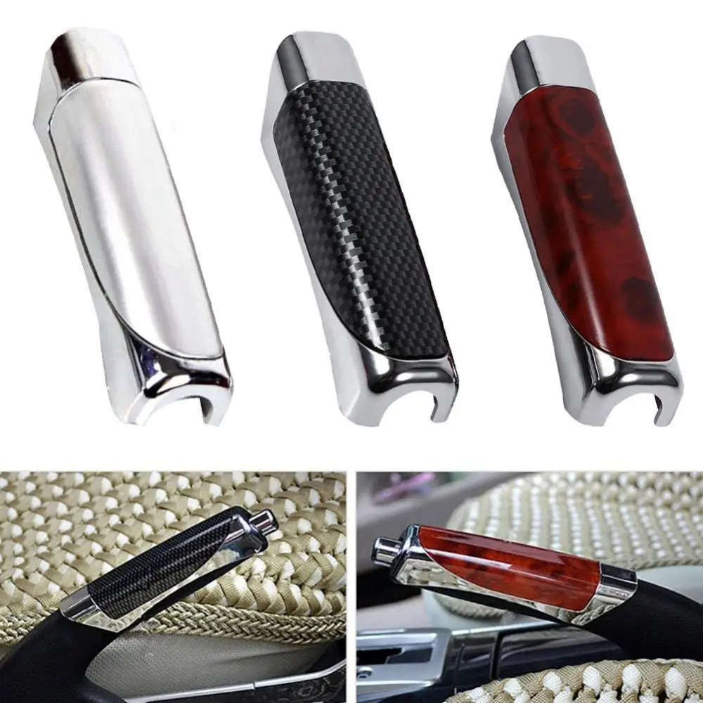 

Car Handbrake Grips Cover Carbon Fiber Hand Brake Cover