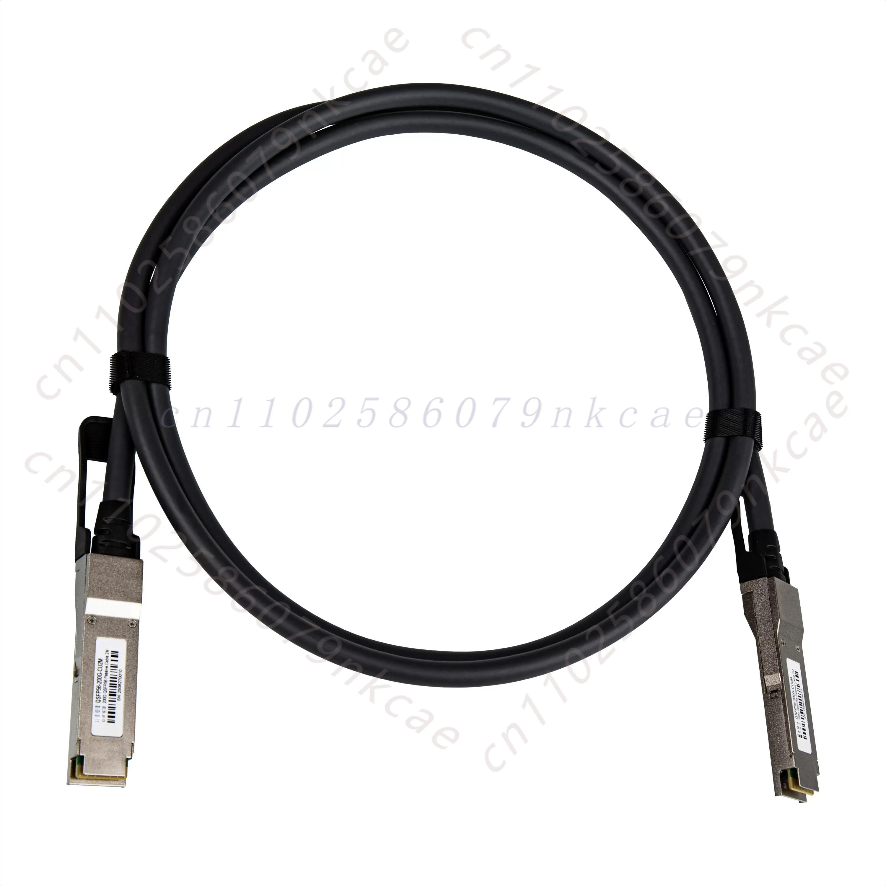 Фото Кабель QSFP56 для стекирования, совместимый с суперкомпьютером DGX Spark IB, для высокоскоростной передачи данных 200G-DAC №2
