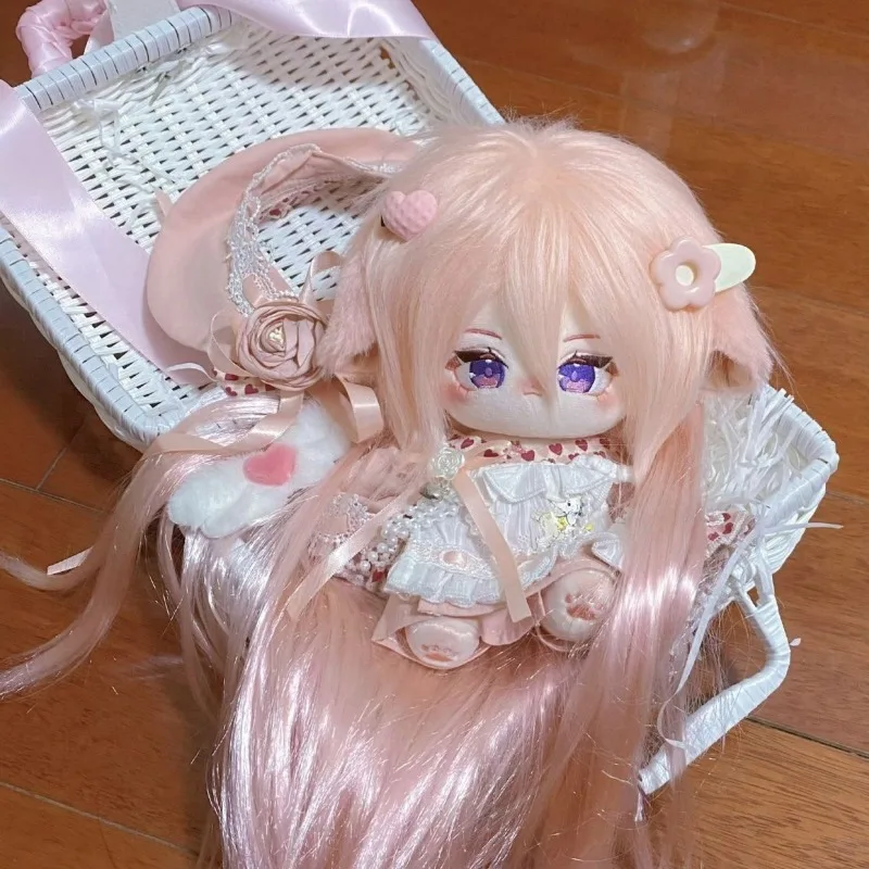 20 см игра Genshin Impact Yae Miko плюшевые игрушки сменный костюм кукла аниме Kawaii косплей