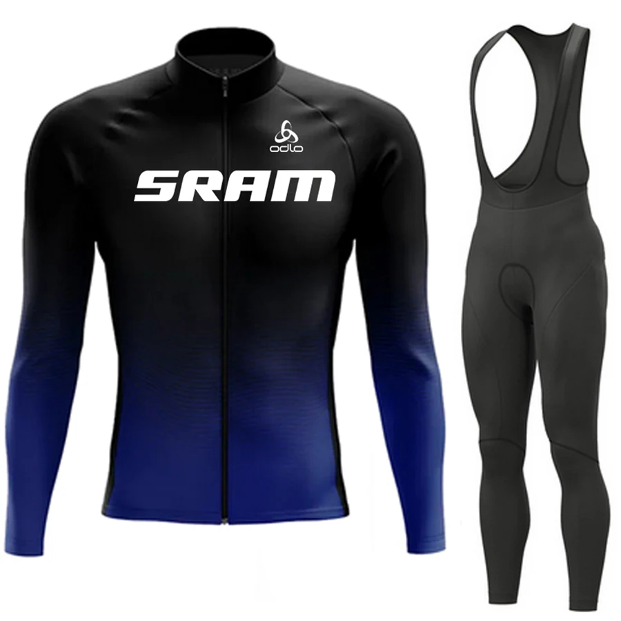 

2023 New SRAM Cycling Jersey Set Spring MTB Bike Wear Clothes Bicycle Clothing Ropa Maillot Ciclismo Set Cycling Clothing