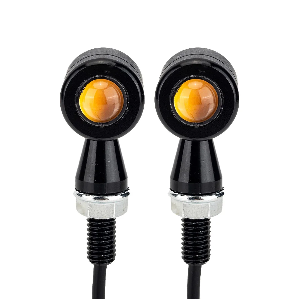 

Amber Flashing Light Indicator for Motorcycles Sturdy Construction and Clear Signal Universal Fitment Pack of 2