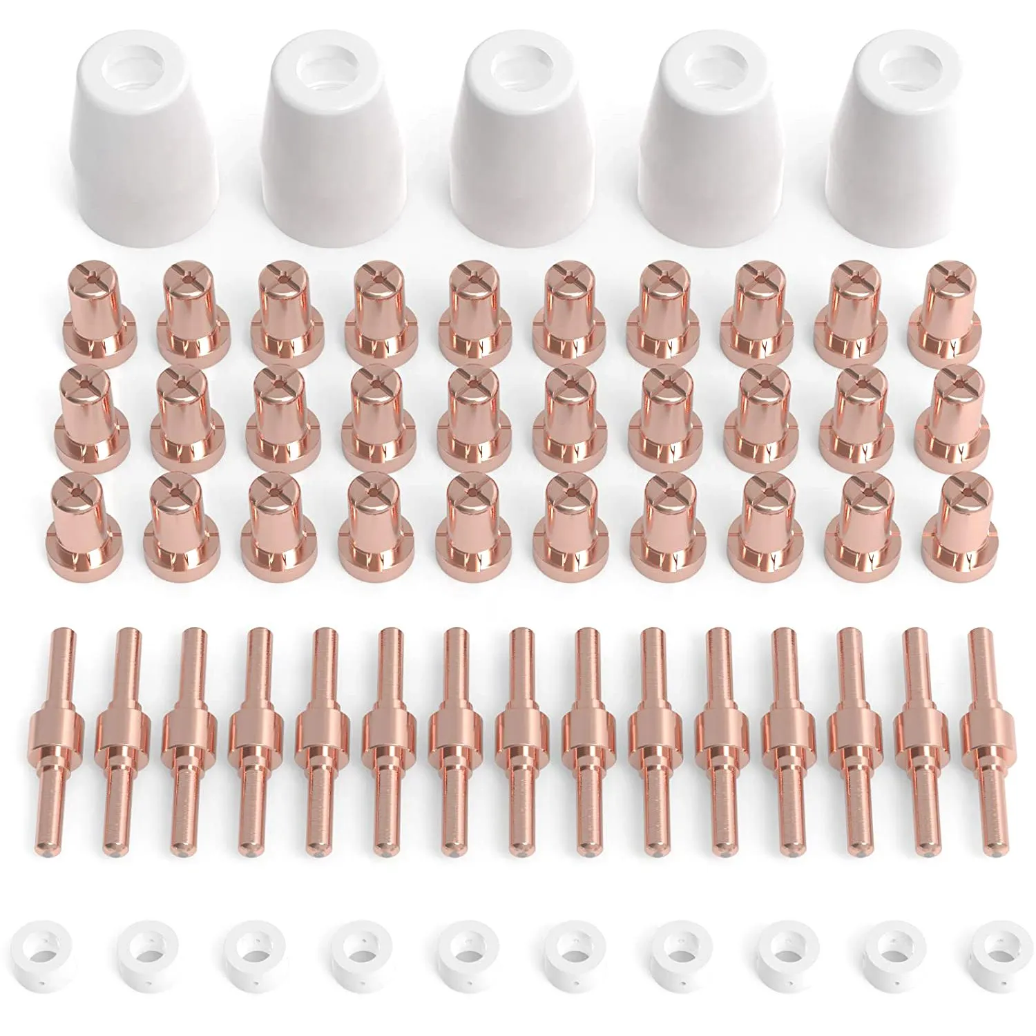 60 штук расходных материалов для плазменной резки фонарика Cut40 50 с плазменным